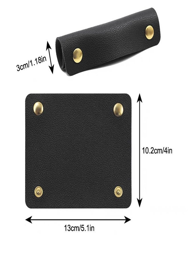 VIOKKO 8 Pieces Handbag Handle Leather Wrap Cover, Luggage Bag Grip Protector Saddle, Soft Purse Strap Pad Identifier for Shopping Bag Travel Bag Suitcase Tote Bag - Image 2